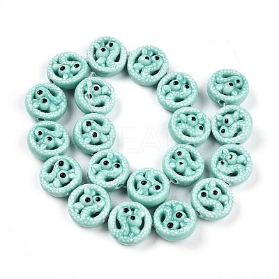 Handmade Porcelain Bead Strands PORC-N011-01B-1