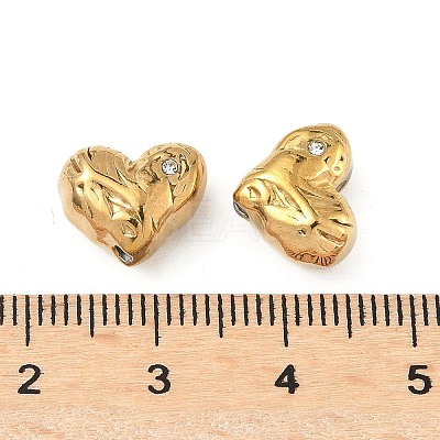 304 Stainless Steel Crystal Rhinestone Beads STAS-U050-01D-G-1