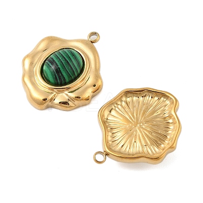 Synthetic Malachite Pendants STAS-P380-15G-03-1
