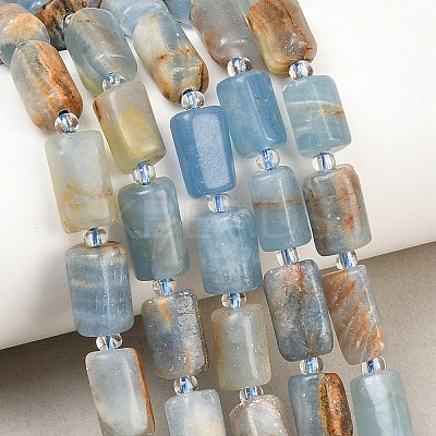 Natural Blue Calcite Beads Strands G-F836-B01-01-1