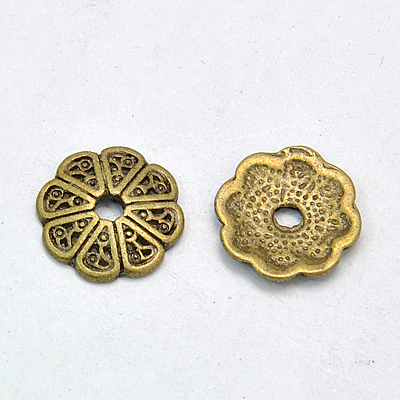 Tibetan Style Alloy Bead Caps LS-MLF1434Y-NF-1