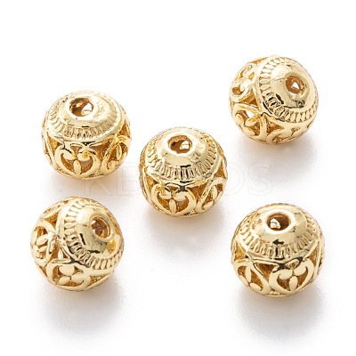 Alloy Hollow Beads PALLOY-P238-23G-RS-1