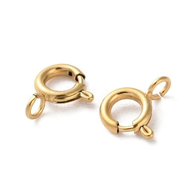 Ion Plating(IP) 304 Stainless Steel Spring Ring Clasps STAS-C114-04A-G-1