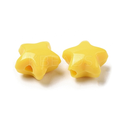 Opaque Acrylic Beads OACR-C016-30J-1