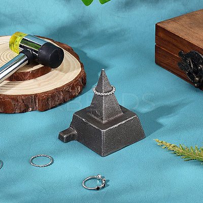 Iron Horn Anvil Jewelers Metalworking Tool with Wide Base for Jewelry Making DIY-WH0304-095-1
