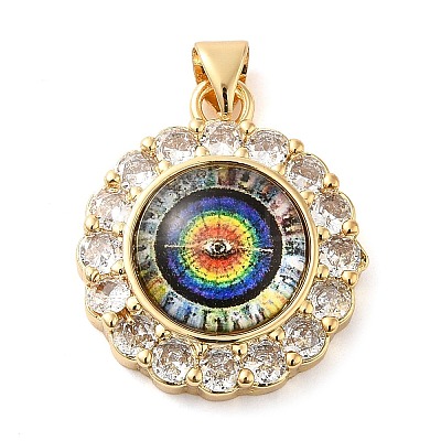 Real 18K Gold Plated Brass Pendants KK-A198-17G-1