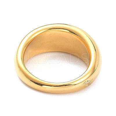 Ion Plating(IP) 304 Stainless Steel Finger Rings RJEW-F115-04C-G-1