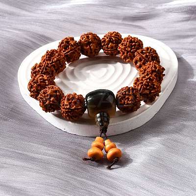 Bodhi King Kong Beaded Stretch Bracelets BJEW-M110-04C-1