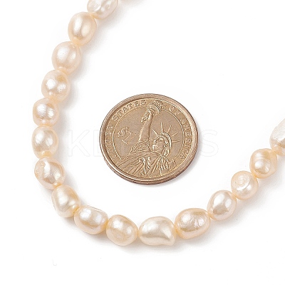 Natural Pearl Beaded Necklaces for Women NJEW-JN04107-1