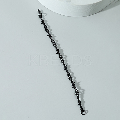Alloy Barbed Wire Link Chain Necklaces FS-WG27EAE-02-1