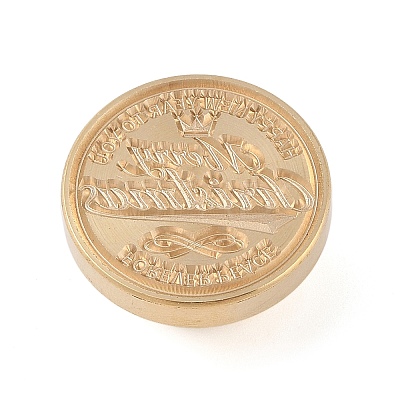 Merry Christmas Wax Seal Brass Stamp Head LS-AJEW-Z031-04G-16-1