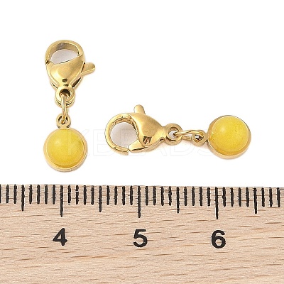 Ion Plating(IP) 316 Surgical Stainless Steel Pendant Decorations STAS-A097-04G-03-1
