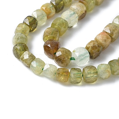 Natural Green Garnet Beads Strands G-NH0044-A01-1
