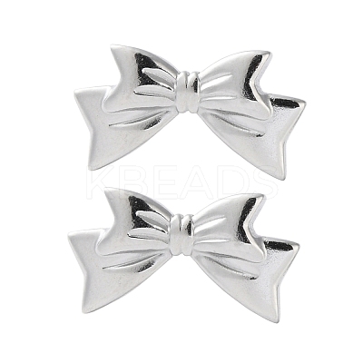 304 Stainless Steel Stud Earrings for Women LS-EJEW-K306-04P-1