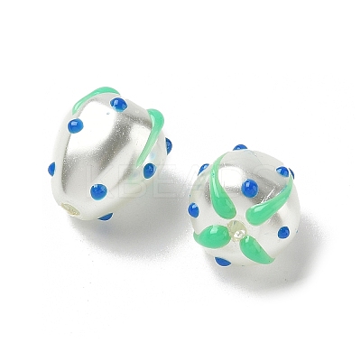 Baking Paint Baking Paint Glass Beads LAMP-Z014-02D-1
