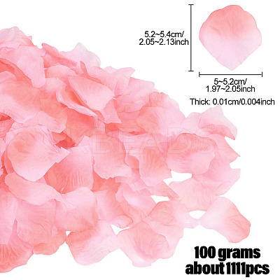 100G Satin Artificial Rose Petals DIY-SP0005-68G-1