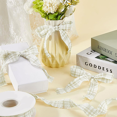 Cloth Plaid Ribbon OCOR-WH20071-001C-1