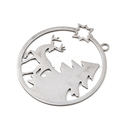 Christmas 201 Stainless Steel Pendants LS-STAS-C156-01U-P-1