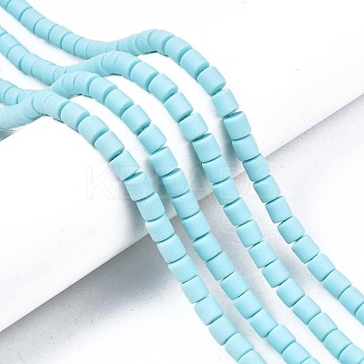 Handmade Polymer Clay Beads Strands CLAY-ZX006-01-72-1
