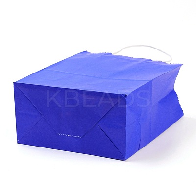 Pure Color Kraft Paper Bags AJEW-G020-C-04-1