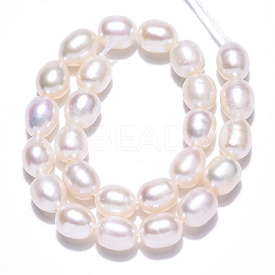 Natural Cultured Freshwater Pearl Beads Strands PEAR-N012-05M-1