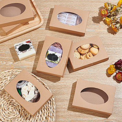 Rectangle Foldable Creative Cardboard Boxes CON-WH0081-34A-1