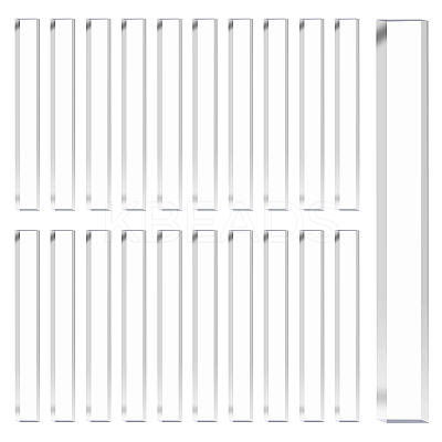 120Pcs Transparent Acrylic Sheets FIND-GA0007-20B-1