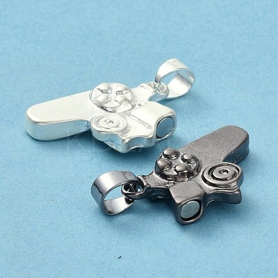 Alloy Magnetic Friendship Controller Necklace Set PALLOY-D204-01BS-1