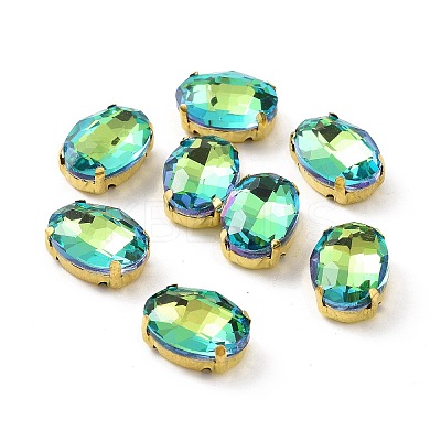 Oval Sew on Rhinestone DIY-E062-06G-B01-1