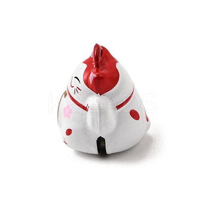 Spray Painted Alloy Bell Pendants FIND-U030-15B-01-1