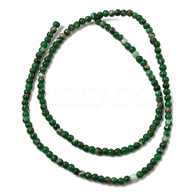 Natural Regalite/Imperial Jasper/Sea Sediment Jasper Beads Strands G-K317-A17-01A-1