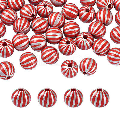 Natural Wooden Beads WOOD-TAC0010-04D-1