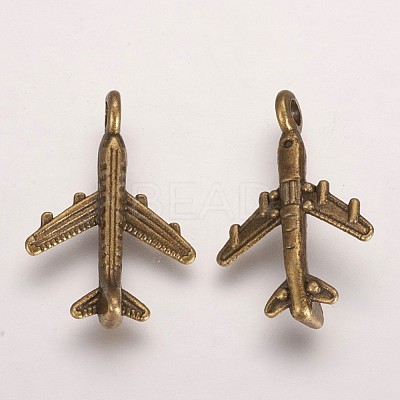 Tibetan Style Alloy Pendants TIBEB-A101638-AB-FF-1