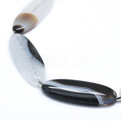 Natural Druzy Agate Beads Strands G-F655-19-1
