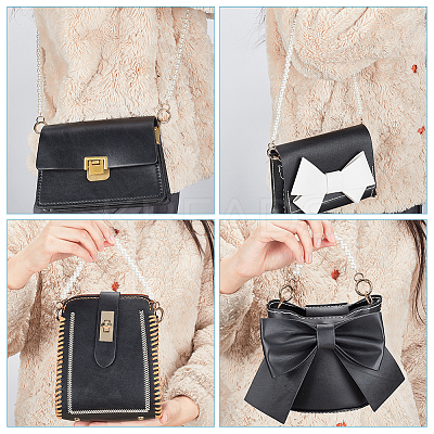 4Pcs 4 Style ABS Pearl Beaded Bag Strap FIND-FH0005-32B-1