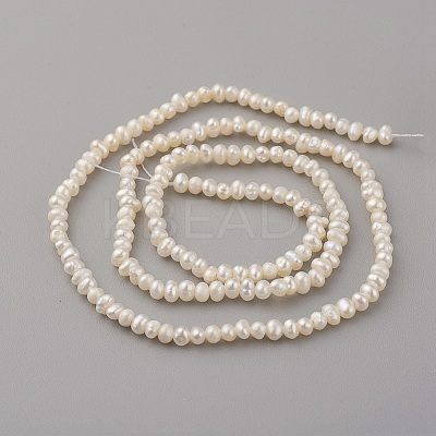 Natural Cultured Freshwater Pearl Beads Strands PEAR-G007-42-01-1