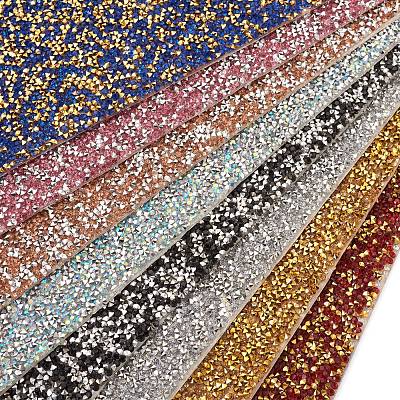 Hot Melting Glass Rhinestone Glue Sheets X-DIY-TAC0184-40F-1