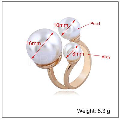 Elegant Alloy Cuff Ring Jewelry for European and American Hands WJ5832-1