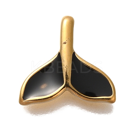 Ion Plating(IP) 304 Stainless Steel Enamel Charms STAS-P371-071G-1