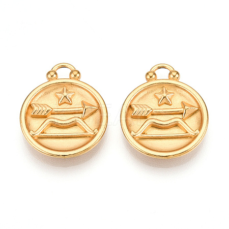 304 Stainless Steel Pendants STAS-N109-148G-09-1