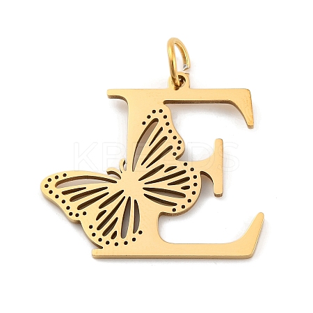 Ion Plating(IP) 201 Stainless Steel Pendants STAS-N103-184G-E-1