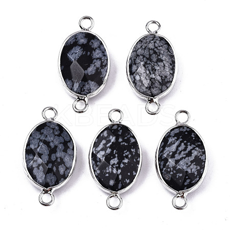 Natural Snowflake Obsidian Links/Connectors G-T131-102-04-1