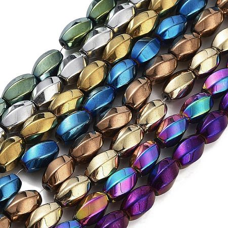 Synthetic Magnetic Hematite Beads Strands G-P545-G01-01-1