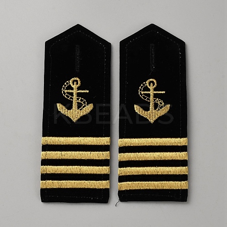 Polyester Fiber Epaulettes AJEW-WH0472-88D-1