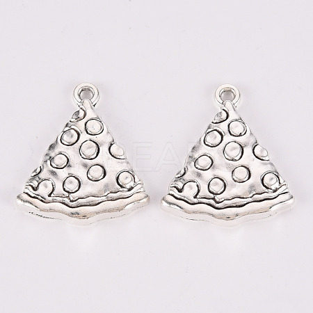 Tibetan Style Alloy Charms TIBE-N010-51AS-RS-1