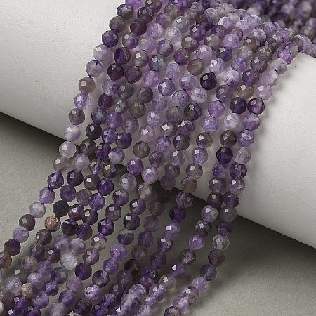 Natural Amethyst Beads Strands G-A252-A03-01A-1