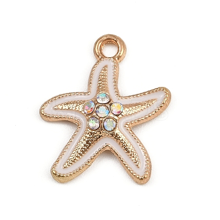 Alloy Enamel Pendants FIND-F013-09G-1