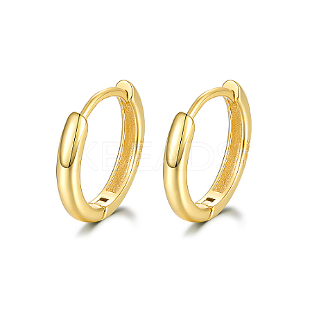 925 Sterling Silver Huggie Hoop Earrings PN7654-1-1