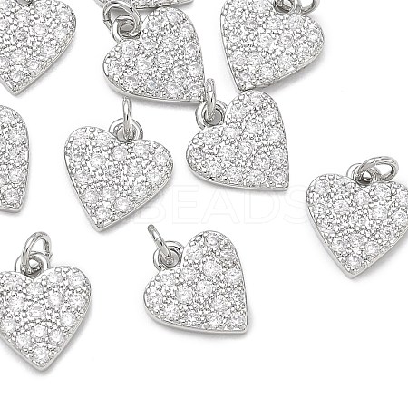 SHEGRACE Valentine's Day Brass Clear Cubic Zirconia Pendants XGRQ3K134-539P-1