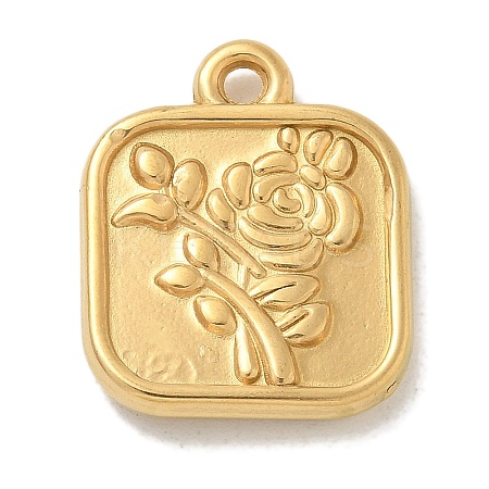 Ion Plating(IP) 304 Stainless Steel Pendants STAS-Q334-24G-1